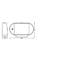 Ledvance solar wall luminaire ENDURA STYLE SOLAR OVAL S WALLSEN830 with sensor