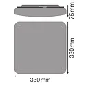 Ledvance SF SQUARE 330 SEN V 24W 830 IP44 LEDV con sensor