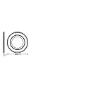 Ledvance Apertura SP CBO RING ADJ ROUND BN redondo, ajustable