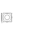 cover SP CBO RING FIX SQUARE BN rigid, square