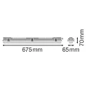 Ledvance damp-proof luminaire DP HOUSING 600 P 1XLAMP IP65 LEDV 1 flame
