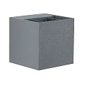 Paulmann Luminaria de pared para exteriores LED CYBO pequeño, angular, ajustable IP65, gris 