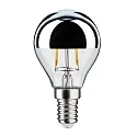 Paulmann Lámpara espejada forma de gota P45 E14 2,6W 220lm 2700K CRI >80 