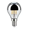 Paulmann Lámpara espejada forma de gota P45 E14 4,8W 440lm 2700K CRI >80 regulable