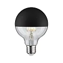 Lámpara espejada globe DECO GLOBE G95 LED BLACK MATT DIM G95 claro E27 6,5W 600lm 2700K CRI >80 regulable
