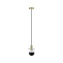 Paulmann LED Deco Globe G95 Top mirrored Lamp BLACK MATT, 230V, E27, 6.5W 2700K 600lm