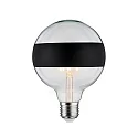Bombilla filamento Globe DECO GLOBE LED MIRROR-RING BLACK MATT G125 claro E27 6,5W 640lm 2700K CRI >80 regulable