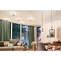 Paulmann Bombilla filamento Globe DECO GLOBE LED MIRROR-RING BLACK MATT G125 claro E27 6,5W 640lm 2700K CRI >80 regulable