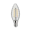 Paulmann Lámpara de filamento en forma de vela retorcida B35 E14 4,7W 450lm 2700K CRI >80 regulable
