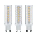 Lámpara de base enchufable STS LED juego de 3 G9 5W 470lm 4000K CRI >80 