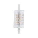 Lámpara de barra LED R7s 78mm R7S corto, conmutable R7s 9W 1055lm 2700K CRI >80 
