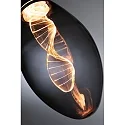 Lámpara LED en forma de pera INNER GLOW HELIX E27 3,5W 90lm 1800K 360° CRI >80 