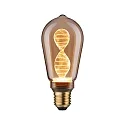 Lámpara LED en forma de émbolo INNER GLOW HELIX ST64 E27 3,5W 180lm 1800K 360° CRI >80 