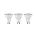 Lámpara reflectora LED juego de 3 GU10 7W 460lm 4000K 36° CRI >80 