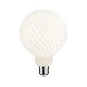 Bombilla filamento Globe GLOBE G125 WHITE LAMPION V1 ranurado, con rejilla G125 mate E27 4,3W 400lm 3000K CRI >80 regulable