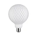 Paulmann Bombilla filamento Globe GLOBE G125 WHITE LAMPION V1 ranurado, con rejilla G125 mate E27 4,3W 400lm 3000K CRI >80 regulable