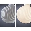 Paulmann Bombilla filamento Globe GLOBE G125 WHITE LAMPION V2 ranurado, empotrado G125 mate E27 4,3W 400lm 3000K CRI >80 regulable