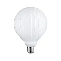 Paulmann Bombilla filamento Globe GLOBE G125 WHITE LAMPION V3 ranurado G125 mate E27 4,3W 400lm 3000K CRI >80 regulable