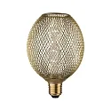 Paulmann Lámpara de filamento LED METALLIC GLOW GLOBE HELIX conmutable E27 3,5W 130lm 1800K CRI >80 