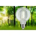 Paulmann Bombilla filamento Globe ECO-LINE G95 conmutable G95 claro E27 4W 840lm 4000K 360° CRI >80  claro