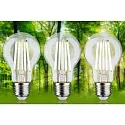 Paulmann Filamento luminoso en forma estándar ECO-LINE AGL juego de 3, conmutable A60 claro E27 3x 4W 840lm 3000K 360° CRI >80  claro