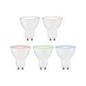 Paulmann Bombilla LED inteligente WIFI RGBW controlable por ZigBee GU10 4,8W 350lm 2200-6500K 38° CRI 80-89 regulable