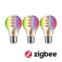 Paulmann Bombilla LED inteligente WIFI RGBW controlable por ZigBee E27 6,3W 470lm 2200-6500K CRI 80-89 regulable