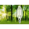 Paulmann filament lamp candle ECO-LINE CANDLE switchable P45 clear E14 2,5W 525lm 3000K 360° CRI >80  clear