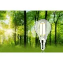 Paulmann filament lamp drop ECO-LINE DROP switchable P45 clear E14 2,5W 525lm 4000K 360° CRI >80  clear