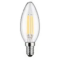 Paulmann filament lamp candle ECO-LINE CANDLE switchable P45 clear E14 4W 840lm 3000K 360° CRI >80  clear