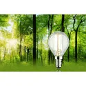 Paulmann filament lamp drop ECO-LINE DROP switchable P45 clear E14 4W 840lm 3000K 360° CRI >80  clear