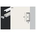 Paulmann Perfil YOURLED STRIP BASE con tapa, aluminio eloxado, satín