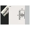 Paulmann Perfil YOURLED STRIP DUO, aluminio eloxado