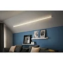 Paulmann Perfil YOURLED STRIPE con tapa, aluminio eloxado, gris, satín