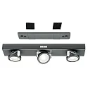 Paulmann Luminaria de subestructura ROTATE LED de 3 llamas, con interruptor, ajustable, antracita regulable 3x18lm 3000K 105° 105°