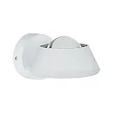 Paulmann Luminaria de pared SABIK LED Arriba-Abajo, con la óptica del lente IP44, blanco mate regulable