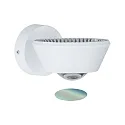 Paulmann Luminaria de pared SABIK LED Arriba-Abajo, con la óptica del lente IP44, blanco mate regulable