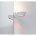 Paulmann Luminaria de pared SABIK LED Arriba-Abajo, con la óptica del lente IP44, blanco mate regulable