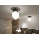 Paulmann Luminaria de pared y techo GOVE IP44, cromo, mate 