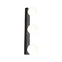 wall and ceiling luminaire GOVE G9 IP44, mat, black 