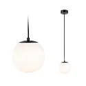 Paulmann Luminaria colgante GOVE IP44, negro 