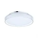 Paulmann Luminaria de pared y techo LUENA IP44, cromo, mate 