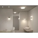 Paulmann Luminaria de pared y techo LUENA IP44, cromo, mate 