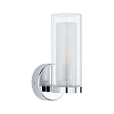 Paulmann Luminaria de pared y techo LUENA E14 IP44, cromo, mate 