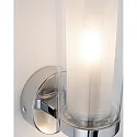 Paulmann Luminaria de pared y techo LUENA E14 IP44, cromo, mate 