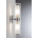 Paulmann Luminaria de pared y techo LUENA E14 IP44, cromo, mate 