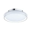 Paulmann wall and ceiling luminaire LUENA IP44, chrome, mat 