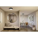 Paulmann bath luminaire OKA CCT Switch, switchable IP44, mat, black 