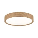 Paulmann bath luminaire TEGA CCT Switch, switchable IP44, wood, mat 