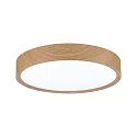 Paulmann bath luminaire TEGA CCT Switch, switchable IP44, wood, mat 